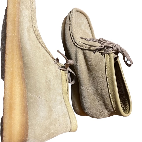 Clarks Original Wallabee Leather Chukka Ankle Boots - Picture 3 of 16